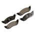 DX529A by MONROE - Total Solution Semi-Metallic Brake Pads