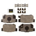 DX536 by MONROE - Total Solution Semi-Metallic Brake Pads