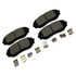 DX551 by MONROE - Total Solution Semi-Metallic Brake Pads