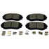 DX551 by MONROE - Total Solution Semi-Metallic Brake Pads