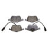 DX555A by MONROE - Total Solution Semi-Metallic Brake Pads