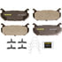 DX584 by MONROE - Monroe Brakes Total Solution Semi-Metallic Brake Pads