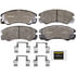 Monroe DX579 Disc Brake Pad Set Monroe Brakes Total Solution Semi-Metallic Brake Pads