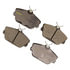 DX598 by MONROE - Total Solution Semi-Metallic Brake Pads