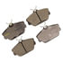 DX598 by MONROE - Total Solution Semi-Metallic Brake Pads