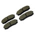 DX606 by MONROE - Total Solution Semi-Metallic Brake Pads