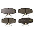 DX610 by MONROE - Total Solution Semi-Metallic Brake Pads