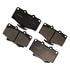 DX611 by MONROE - Monroe Brakes Total Solution Semi-Metallic Brake Pads