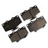DX611 by MONROE - Monroe Brakes Total Solution Semi-Metallic Brake Pads