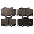 DX611 by MONROE - Monroe Brakes Total Solution Semi-Metallic Brake Pads