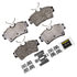 DX627A by MONROE - Total Solution Semi-Metallic Brake Pads