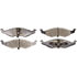 Monroe DX633 Disc Brake Pad Set Monroe Brakes Total Solution Semi-Metallic Brake Pads