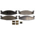 DX632 by MONROE - Monroe Brakes Total Solution Semi-Metallic Brake Pads