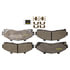 DX652 by MONROE - Total Solution Semi-Metallic Brake Pads