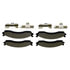 DX655 by MONROE - Total Solution Semi-Metallic Brake Pads