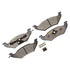 DX662 by MONROE - Monroe Brakes Total Solution Semi-Metallic Brake Pads