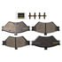 DX659 by MONROE - Total Solution Semi-Metallic Brake Pads