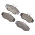 DX676 by MONROE - Total Solution Semi-Metallic Brake Pads