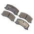 DX677 by MONROE - Total Solution Semi-Metallic Brake Pads