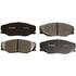 DX686 by MONROE - Total Solution Semi-Metallic Brake Pads