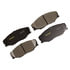 DX686 by MONROE - Total Solution Semi-Metallic Brake Pads