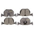 DX683A by MONROE - Total Solution Semi-Metallic Brake Pads