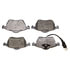 DX687A by MONROE - Total Solution Semi-Metallic Brake Pads