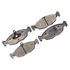 Monroe DX688A Disc Brake Pad Set Monroe Brakes Total Solution Semi-Metallic Brake Pads