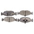 Monroe DX688A Disc Brake Pad Set Monroe Brakes Total Solution Semi-Metallic Brake Pads