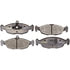 Monroe DX688A Disc Brake Pad Set Monroe Brakes Total Solution Semi-Metallic Brake Pads