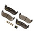 DX711 by MONROE - Total Solution Semi-Metallic Brake Pads