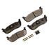 DX711 by MONROE - Total Solution Semi-Metallic Brake Pads