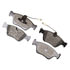 DX710A by MONROE - Total Solution Semi-Metallic Brake Pads