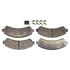 DX726 by MONROE - Total Solution Semi-Metallic Brake Pads