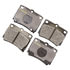 DX733 by MONROE - Monroe Brakes Total Solution Semi-Metallic Brake Pads