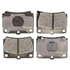 DX733 by MONROE - Monroe Brakes Total Solution Semi-Metallic Brake Pads