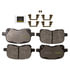 DX741 by MONROE - Total Solution Semi-Metallic Brake Pads