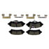 DX753A by MONROE - Total Solution Semi-Metallic Brake Pads