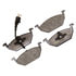 DX768A by MONROE - Total Solution Semi-Metallic Brake Pads