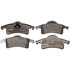 DX791 by MONROE - Monroe Brakes Total Solution Semi-Metallic Brake Pads