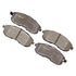 DX815A by MONROE - Monroe Brakes Total Solution Semi-Metallic Brake Pads