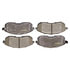 DX815A by MONROE - Monroe Brakes Total Solution Semi-Metallic Brake Pads