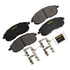 DX815C by MONROE - Monroe Brakes Total Solution Semi-Metallic Brake Pads