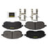 DX815C by MONROE - Monroe Brakes Total Solution Semi-Metallic Brake Pads