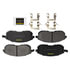 DX815B by MONROE - Total Solution Semi-Metallic Brake Pads