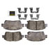 DX822 by MONROE - Total Solution Semi-Metallic Brake Pads