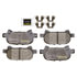 DX828 by MONROE - Total Solution Semi-Metallic Brake Pads