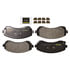 DX844 by MONROE - Total Solution Semi-Metallic Brake Pads