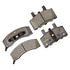 DX845 by MONROE - Total Solution Semi-Metallic Brake Pads