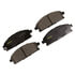 DX855A by MONROE - Total Solution Semi-Metallic Brake Pads